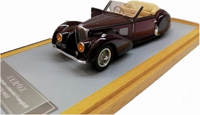 Metal Car Model 1:43 for Bugatti T57SC 1937 Vintage Car Simulation Resin Static Model Toys Finished Simulated Vehicle Die Cast Vehicles