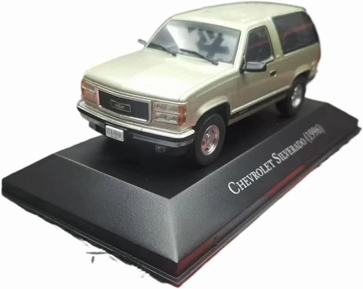 Metal Car Model 1:43 for Chevy Silverado 1996 Station Wagon Simulation Alloy Car Model Fan Collection Die Cast Vehicles