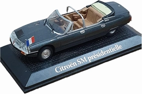 Metal Car Model 1:43 for Citroën SM Presidential Parade Car 1972 Mini Car Model Static Replica Vehicles Ornaments Die Cast Vehicles