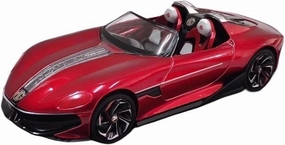 Metal Car Model 1:43 for Cyberster Convertible Pure Electric Sports Car Miniature Simulation Mini Vehicle Ornaments Die Cast Vehicles