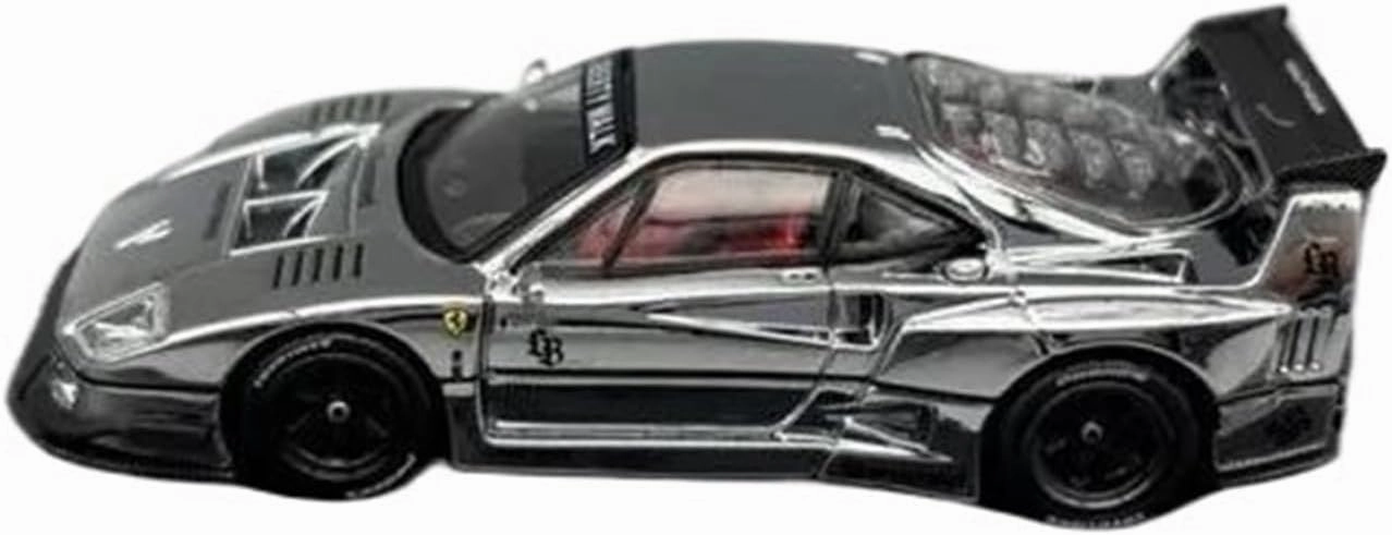 Metal Car Model 1:64 for Ferrari F40 Electroplating Hidden Edition Exhibition Car Alloy Miniature Diecast Vehicle Die Cast Vehicles(Regular Version)