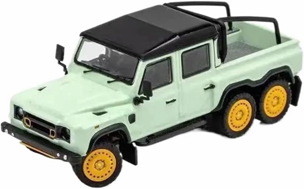Metal Car Model 1:64 for Land Rover Defender Off-Road Pickup Truck Model Car Collection Boys Toy Vehicle Die Cast Vehicles(White)