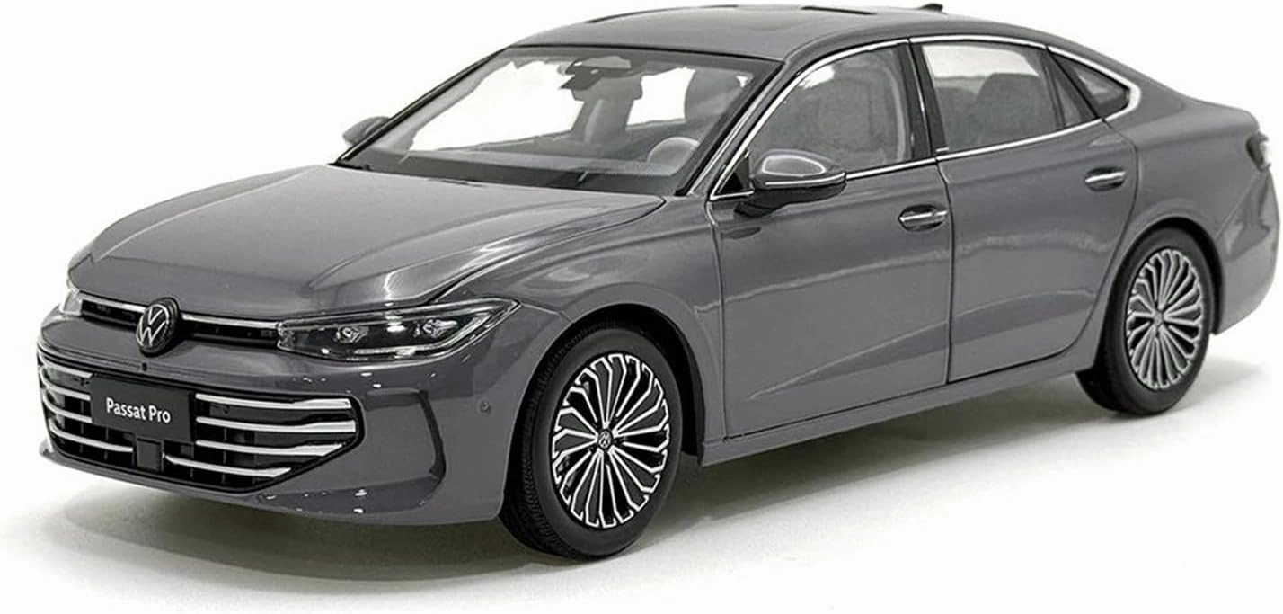 Metal Die Cast Toy Cars 1:18 for Ratio Die Cast SAIC Passat Pro Classic Sky Edition Alloy Automobile Static Car Model Holiday Souvenir for Home Or Office Décor(Gray)