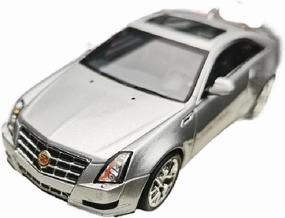 Metal Die Cast Toy Cars 1/43 for Cadillac Cadillac CTS Silver Sunroof Edition Resin Collectible Model for Home and Tabletop Display for Home Or Office Décor
