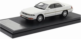 Metal Die Cast Toy Cars 1/43 Scale for Carina ED2.0X 1990 Resin Car Model Simulation Vehicles Collectible Decoration for Home Or Office Décor(White)