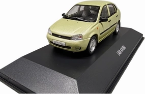 Metal Vehicles Toys 1/43 for Lada Kalina Alloy Ornament Toy Car Model Miniature Scale Vehicle Display Stand Placement Home Or Office Décor