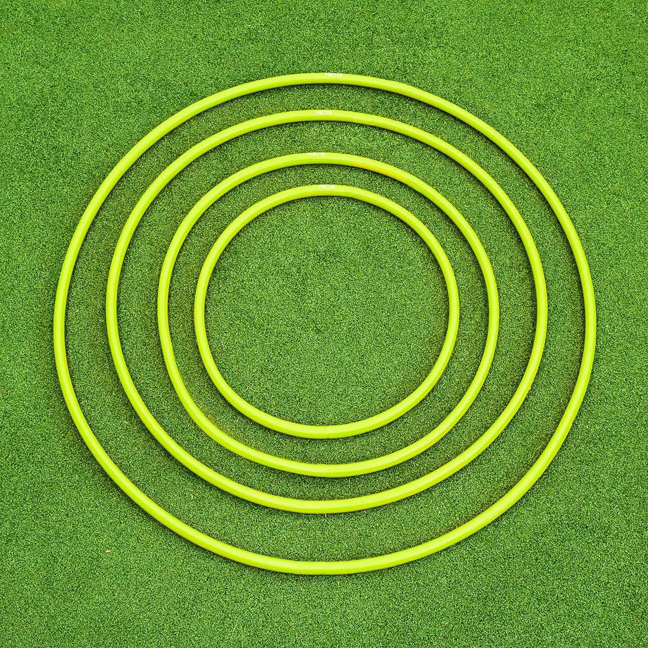 METIS Hula Hoops | Pack of 6 or 12 | Fitness, Exercise, Gymnastics, Kids, Adults, Dog Agility [Available in 4 Sizes]
