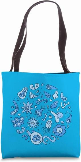 Microbes Viruses and Bacteria Microbiology Microbiologist Tote Bag