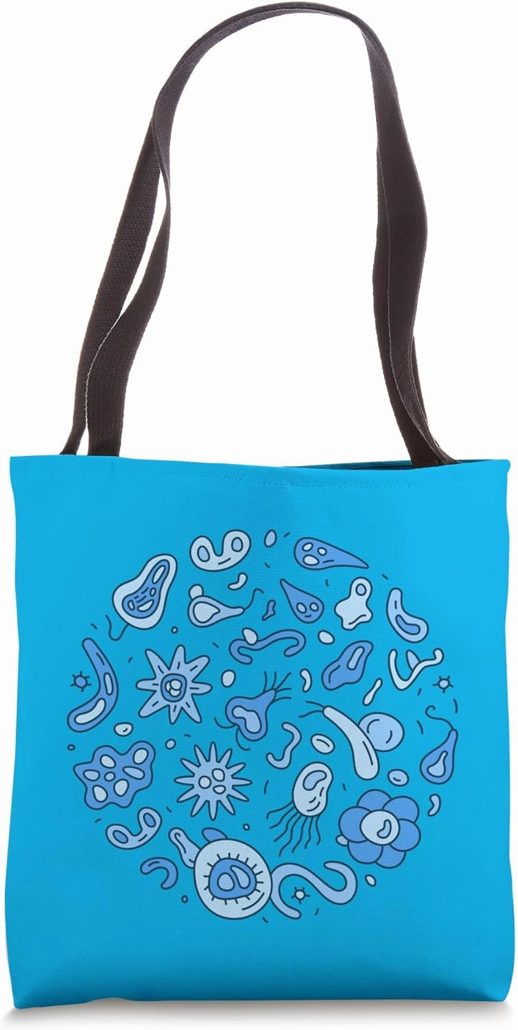 Microbes Viruses and Bacteria Microbiology Microbiologist Tote Bag