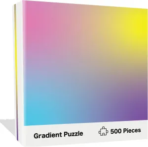 Mind Bogglingly Impossible Puzzle – 500 Piece Jigsaw Puzzle 18x24” – Hardcore Difficulty! for Kids and Adults of All Ages (Gradient)