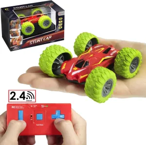 Mini RC Stunt Car – Double Sided Rechargeable Remote Control Toy, AWD Radio Control Flip Car for Boys Girls Kids