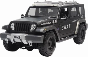 Mini Aircraft Model 1:18 for Alloy 4-Door Simulation Concept Version Police Car Model Static Decorative Ornament Airplane Kit