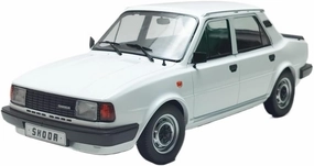 Mini Cars Replica 1/18 for Skoda Skoda 120 L Realistic Alloy Car Model White Simulation Mini Vehicle Home Decor Race Car Birthday Party Decorations