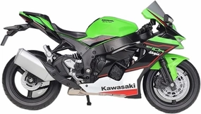 Mini Simulation Motorcycle Toys 1:12 for Kawasaki Ninja ZX-10R Die-cast Alloy Motorcycle Model Classic Adult Souvenir Gift Display Stand Adult for Boys(Green)