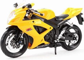 Mini Simulation Motorcycle Toys 1:12 for Suzuki GSX-R600 Die Cast Vehicles Collectible Hobbies Motorcycle Model Toys Adult for Boys