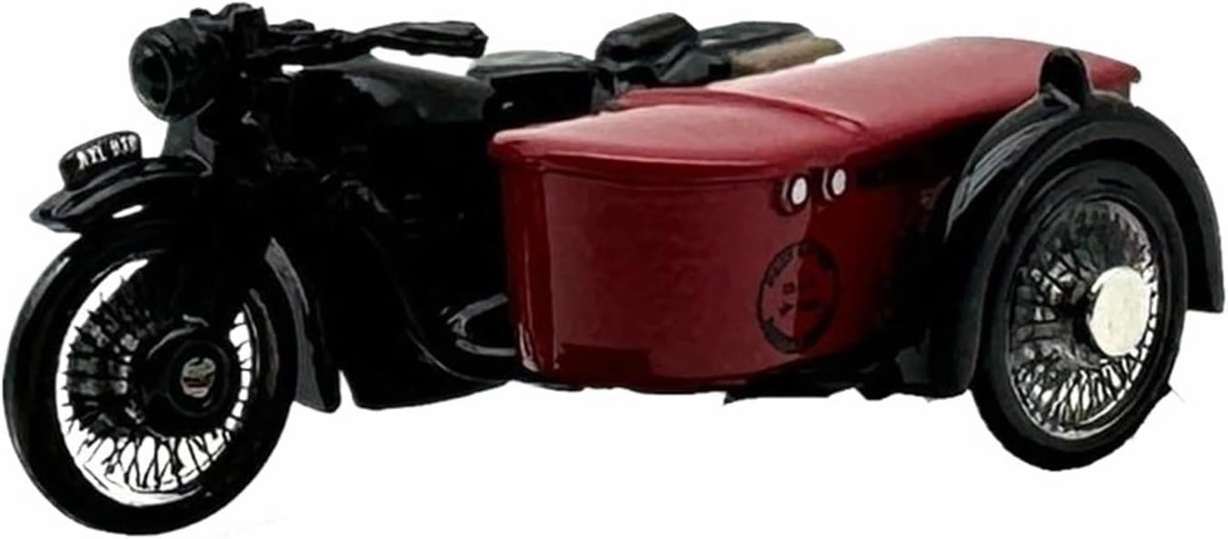 Mini Simulation Motorcycle Toys 1:76 for Simulation Postal Classic Die-cast Metal Motorcycle Model Finished Static Metal Ornaments Collection Adult for Boys