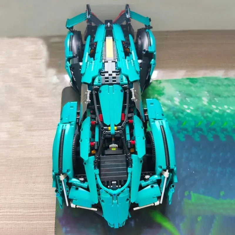 MOC 88301B Roaring Speed Racing Sports Car Bricks Toy