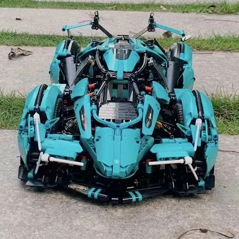 MOC 88301B Roaring Speed Racing Sports Car Bricks Toy