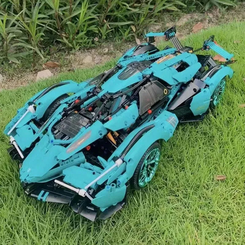 MOC 88301B Roaring Speed Racing Sports Car Bricks Toy