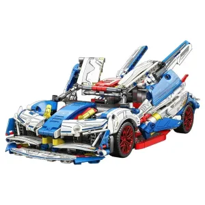 MOC 88320A Tech Apollo Project EVO Sports Racing Car Bricks Toy