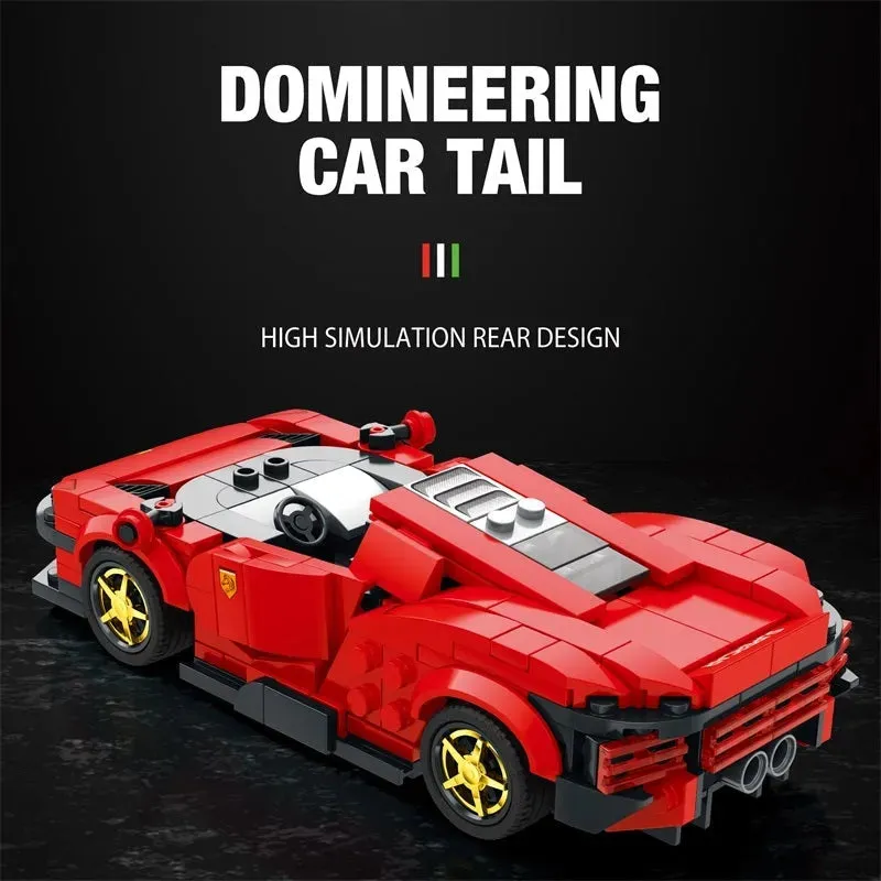 MOC Tech Ferrari Daytona SP3 11027 Super Racing Car Bricks Toy