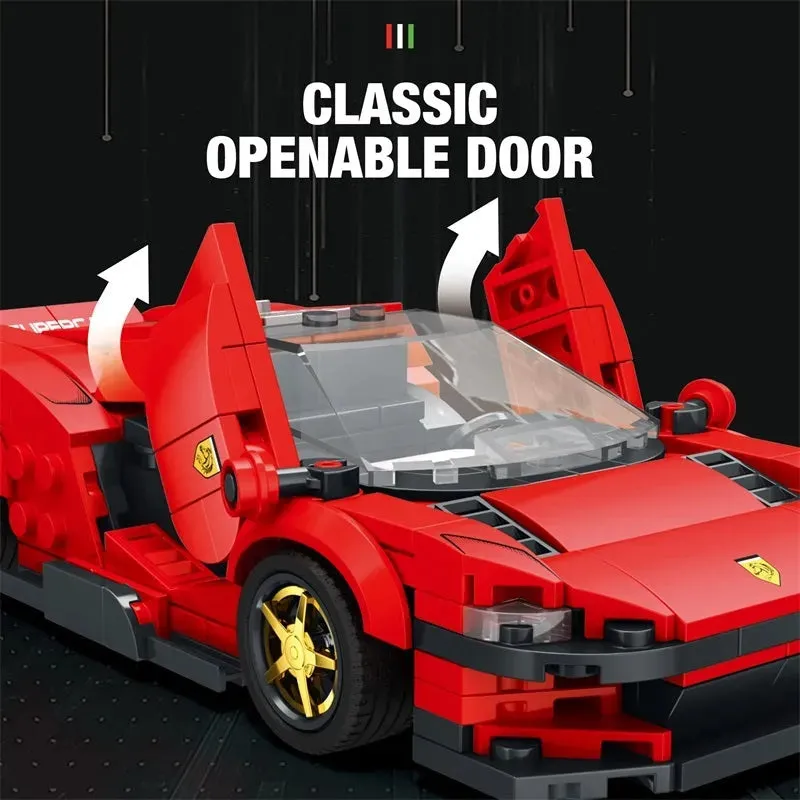 MOC Tech Ferrari Daytona SP3 11027 Super Racing Car Bricks Toy
