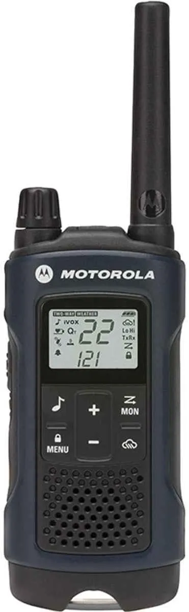 Motorola Solutions Talkabout T460 Rechargeable Two-Way Radio Pair (Dark Blue)