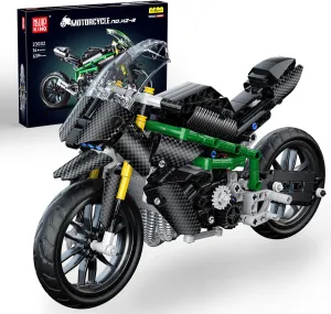 Mould King Motorcycle Kit Building Sets, 23002 Bike Model Kit Building Kit, Moto Building Toys for Creative Play and Display, Model Motorcycle Kits for Adults and Kids 14  (639PCS)