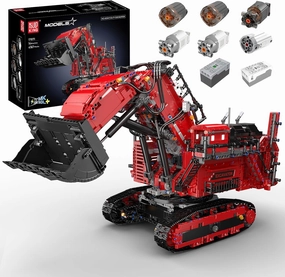 Mould King 17071 Technic Excavator Building Block Kits, MOC Large Bulldozer Building Sets with Motors, App-Controlled Engineering Construction Vehicle Gifts for Kids/Adults-4,767 Pieces