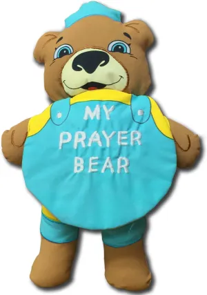 My Prayer Bear Interactive Soft Fabric Prayer Book Play Set for Toddlers and Children | Religious and Educational Pretend Play Activity Toy