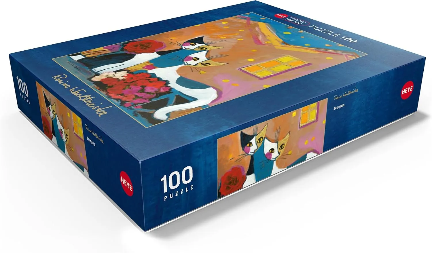MyPuzzle Bouquets - Rosina Wachtmeister - Premium 100 Piece Jigsaw Puzzle for Adults