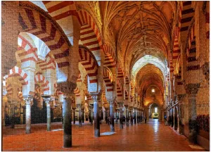 MyPuzzle Cathedral Mezquita De Cordoba in Cordoba, Andalusia, Spain - Premium 1000 Piece Jigsaw Puzzle for Adults