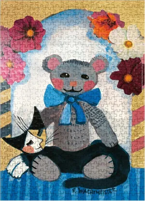 MyPuzzle My Cuddly Toy - Rosina Wachtmeister - Premium 500 Piece Jigsaw Puzzle for Adults