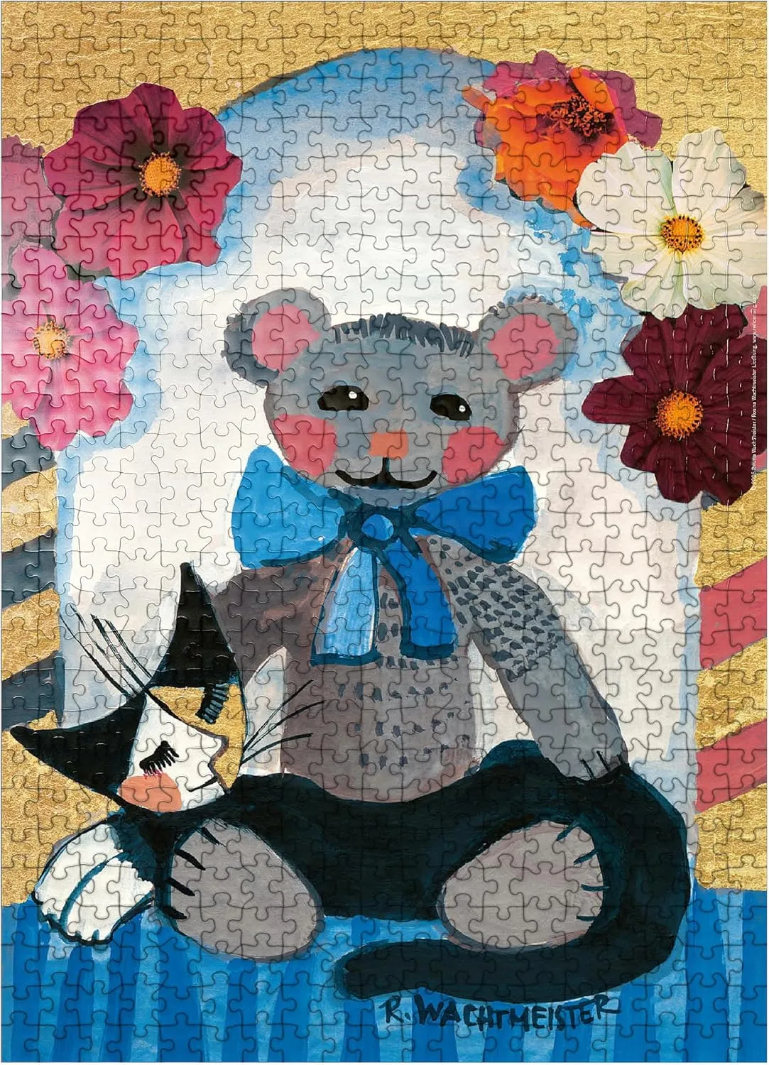 MyPuzzle My Cuddly Toy - Rosina Wachtmeister - Premium 500 Piece Jigsaw Puzzle for Adults