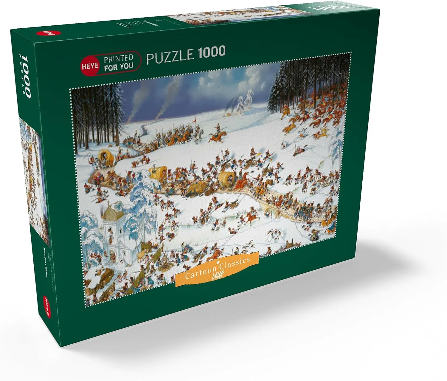 MyPuzzle Napoleon's Winter - Jean-Jacques Loup - Cartoon Classics - Premium 1000 Piece Jigsaw Puzzle for Adults