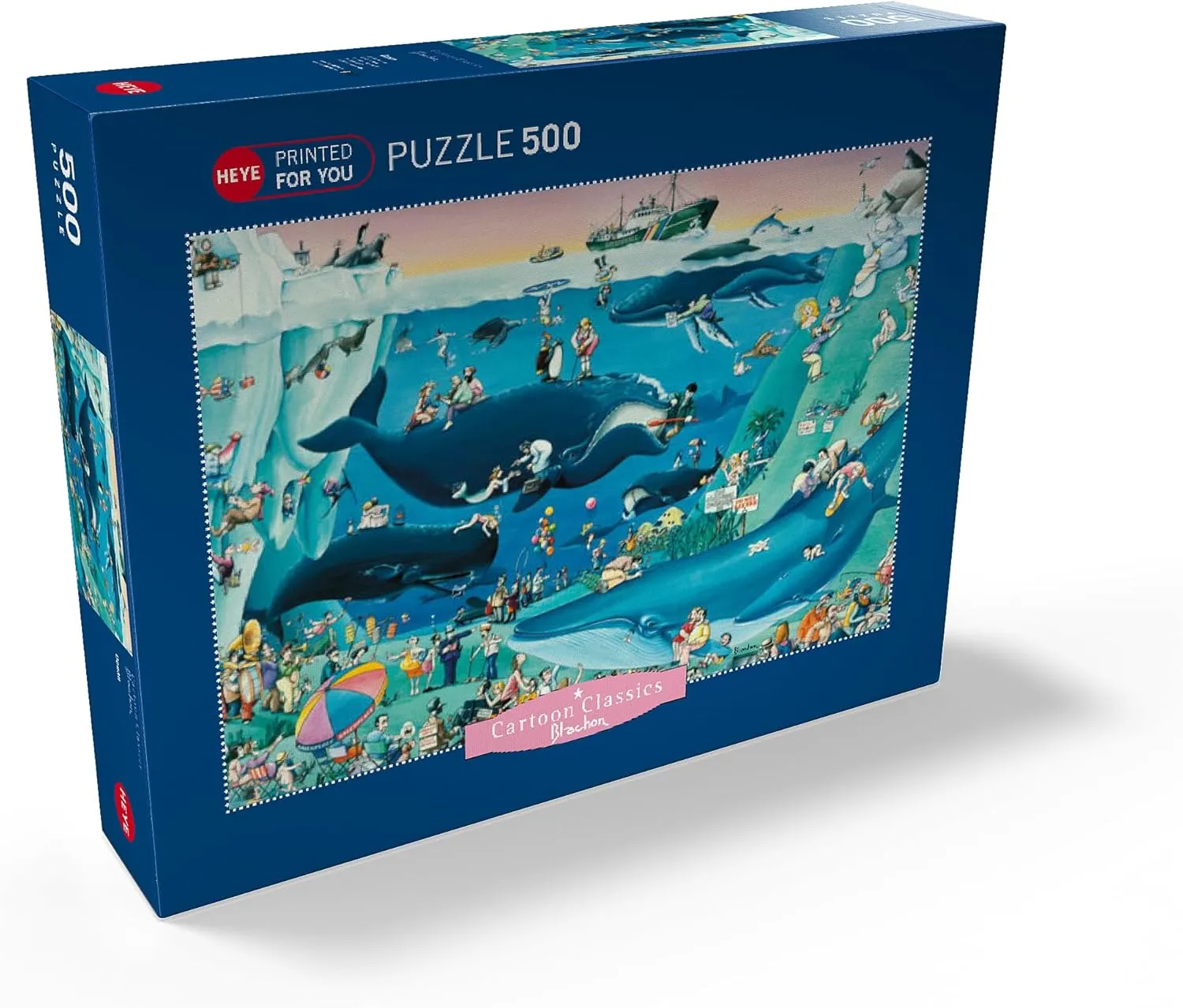 MyPuzzle Ocean - Blachon - Cartoon Classics - Premium 500 Piece Jigsaw Puzzle for Adults