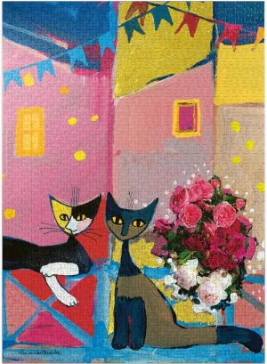 MyPuzzle Posies - Rosina Wachtmeister - Premium 1000 Piece Jigsaw Puzzle for Adults