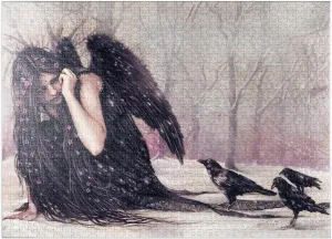 MyPuzzle Raven - Victoria Francés - Favole - Premium 1000 Piece Jigsaw Puzzle for Adults