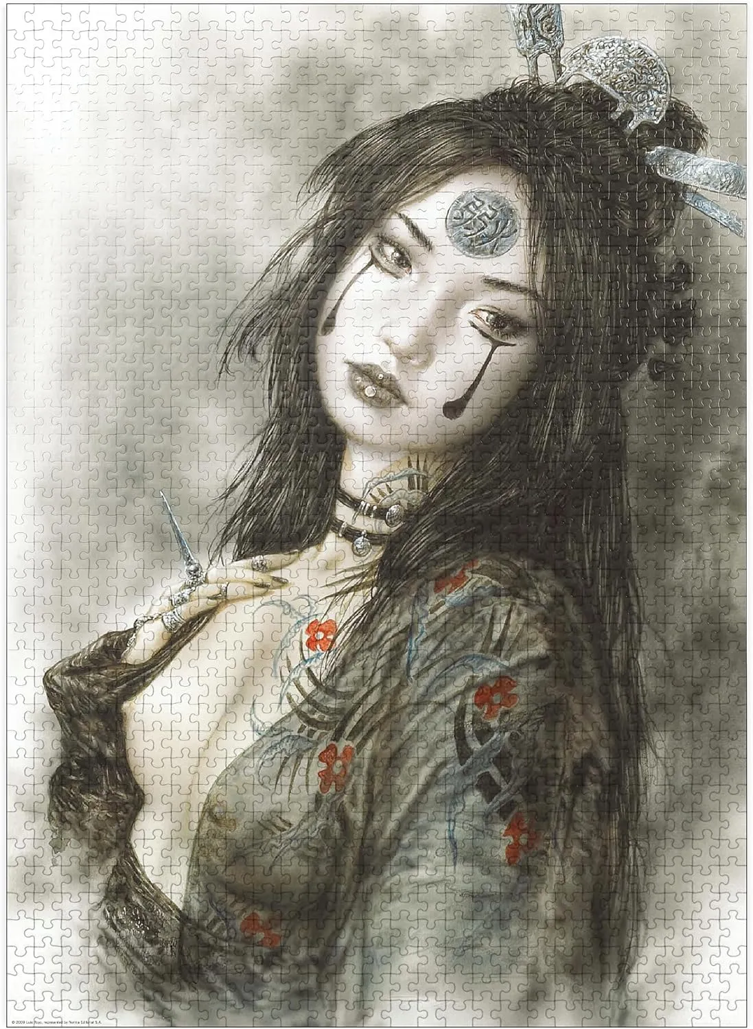 MyPuzzle Sadness - Luis Royo - Dead Moon - Premium 1000 Piece Jigsaw Puzzle for Adults