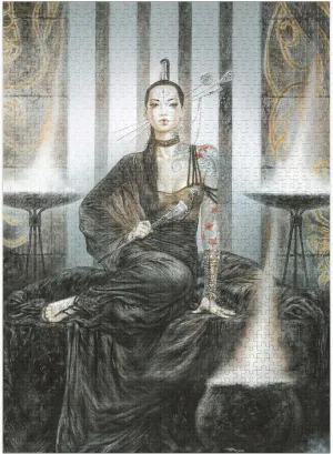 MyPuzzle Seat - Luis Royo - Dead Moon - Premium 1000 Piece Jigsaw Puzzle for Adults