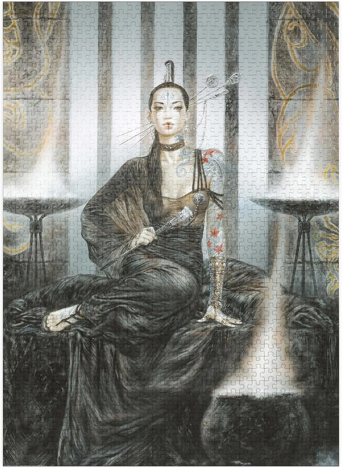 MyPuzzle Seat - Luis Royo - Dead Moon - Premium 1000 Piece Jigsaw Puzzle for Adults