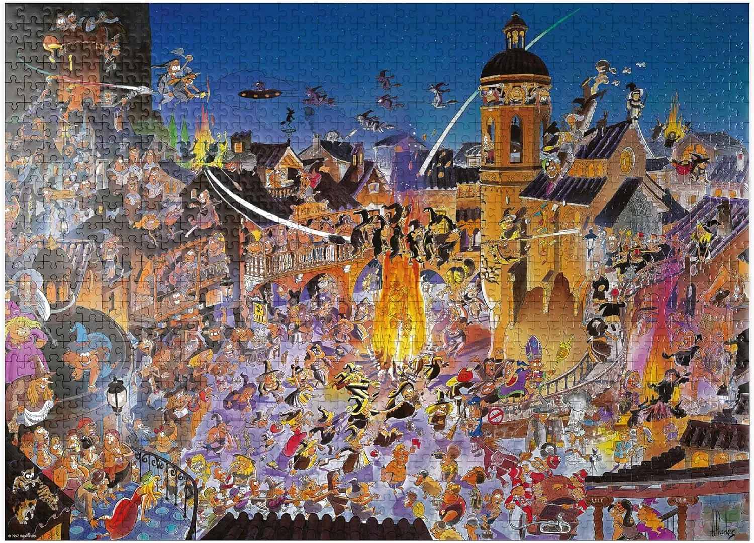 MyPuzzle Walpurgis Night - Hugo Prades - Premium 1000 Piece Jigsaw Puzzle for Adults
