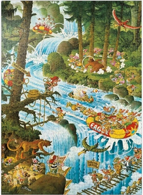 MyPuzzle Action - Michael Ryba - Cartoon Classics - Premium 1000 Piece Jigsaw Puzzle for Adults