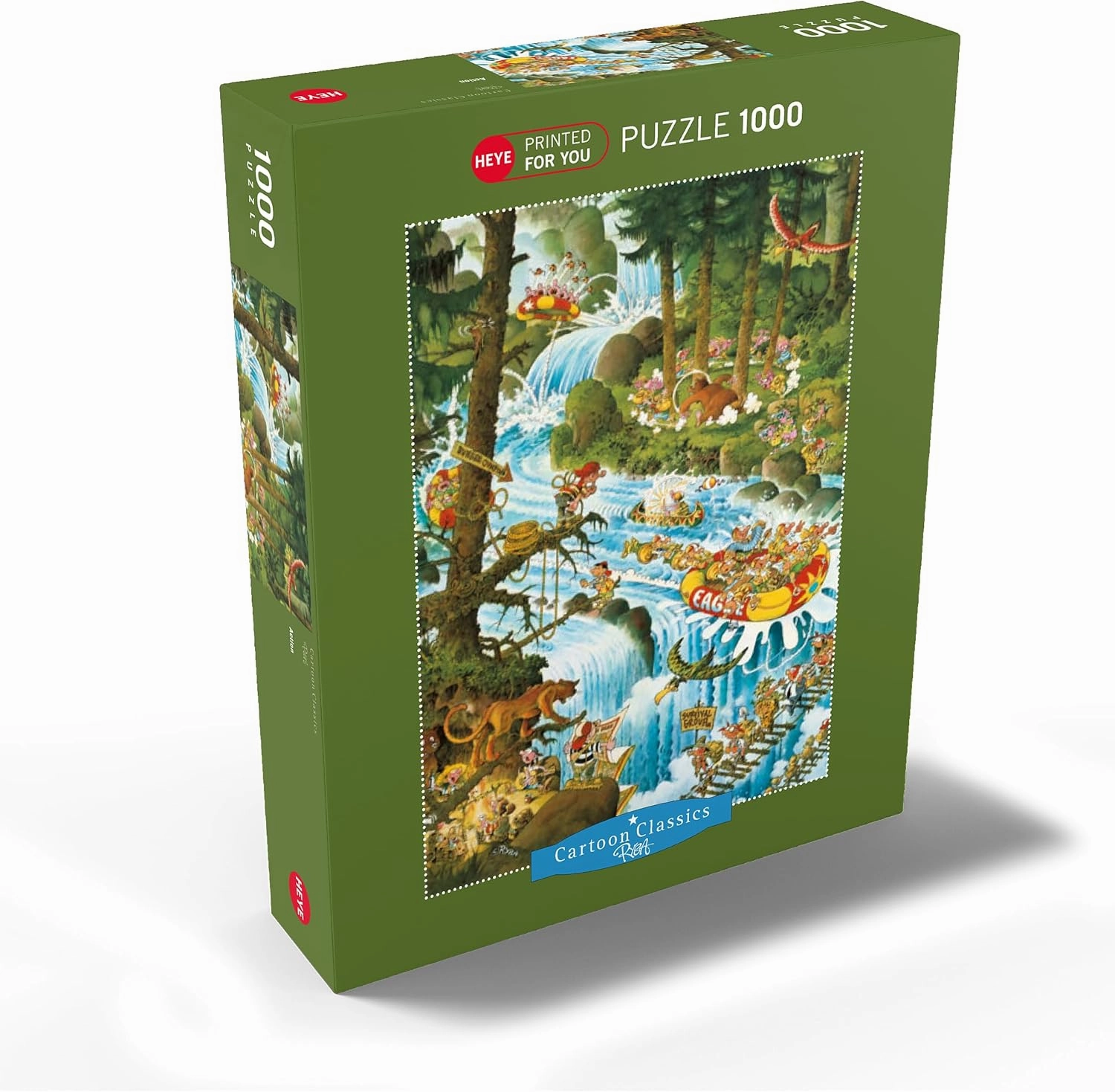 MyPuzzle Action - Michael Ryba - Cartoon Classics - Premium 1000 Piece Jigsaw Puzzle for Adults