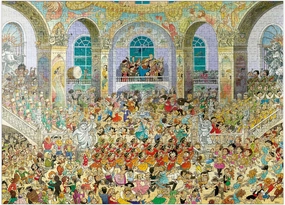 MyPuzzle Ballroom - Hugo Prades - Premium 1000 Piece Jigsaw Puzzle for Adults