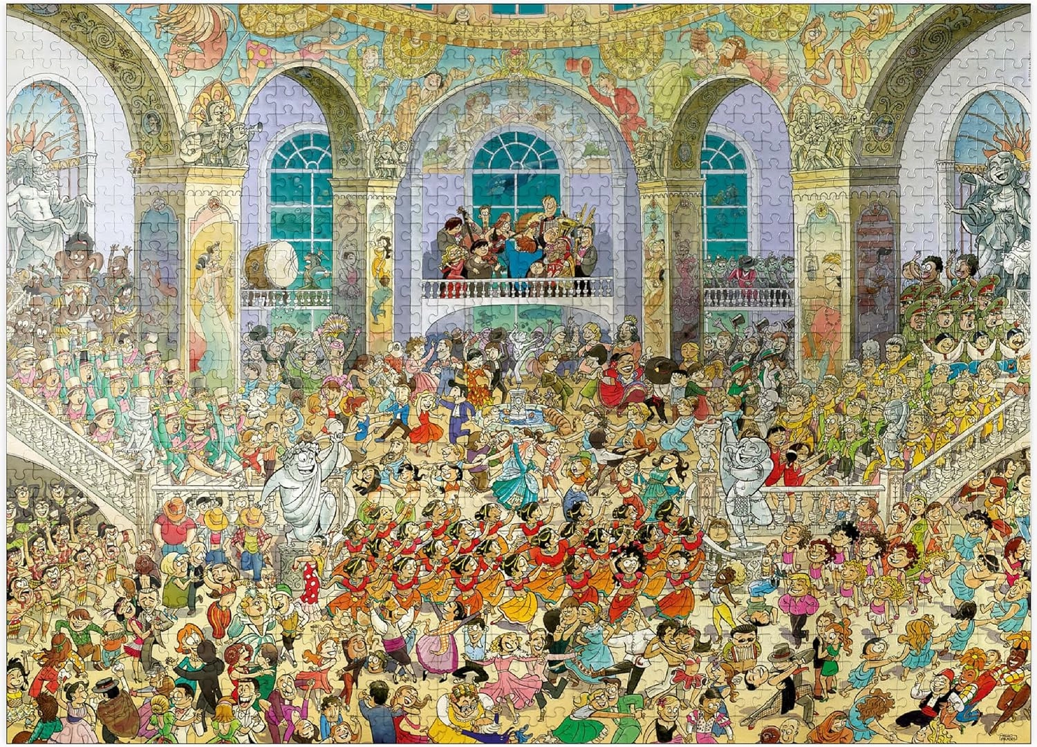 MyPuzzle Ballroom - Hugo Prades - Premium 1000 Piece Jigsaw Puzzle for Adults
