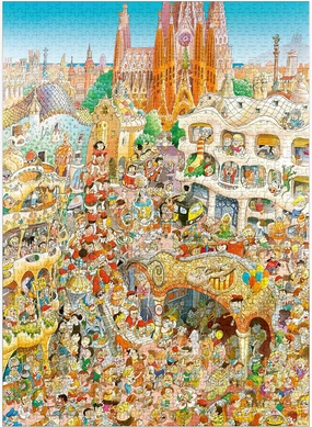 MyPuzzle Barcelona - Hugo Prades - Premium 1000 Piece Jigsaw Puzzle for Adults