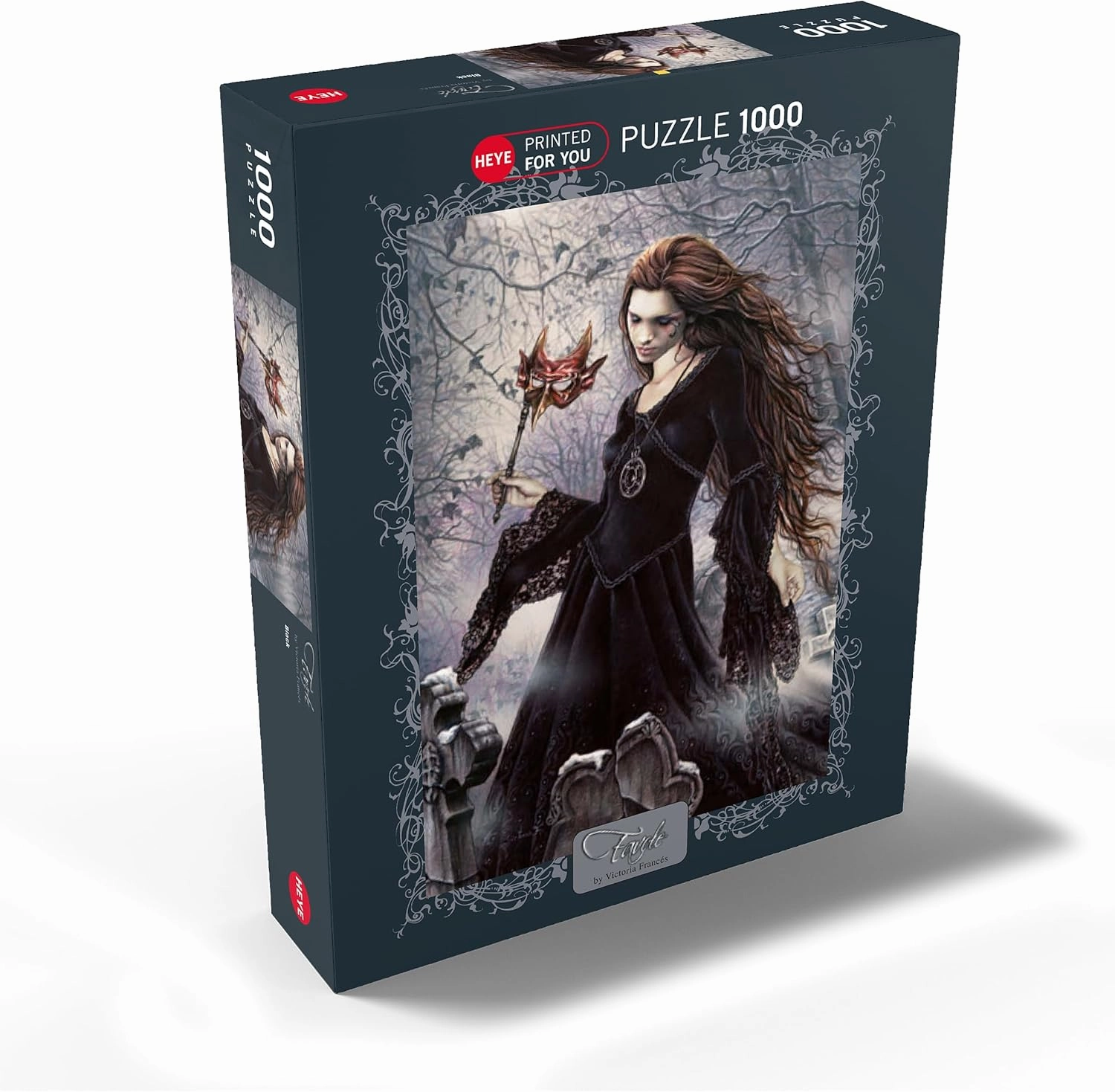 MyPuzzle Black - Victoria Francés - Favole - Premium 1000 Piece Jigsaw Puzzle for Adults
