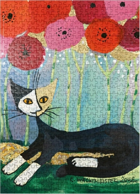 MyPuzzle My Poppies - Rosina Wachtmeister - Premium 500 Piece Jigsaw Puzzle for Adults