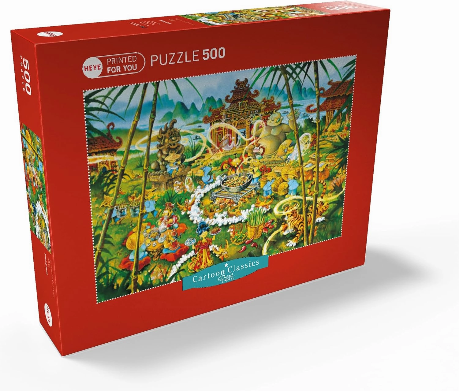 MyPuzzle Peking Duck - Michael Ryba - Cartoon Classics - Premium 500 Piece Jigsaw Puzzle for Adults